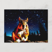 Grappige kampeer eekhoorn Schattig dier Close-up ' Briefkaart (Voorkant)