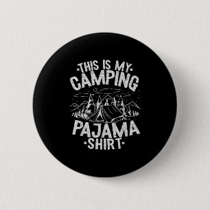Grappige Kampeerder Gelukkig Wandelen Buitenshuis Ronde Button 5,7 Cm