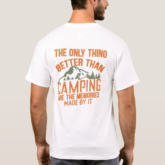 Grappige Kampeerder Zomer Kampeerploeg T-shirt (Achterkant)