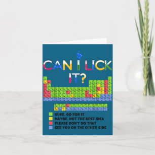 Grappige Kan Het Likken Periodiek Systeem Kaart