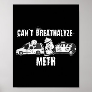 Grappige Kan Niet Ademanalyse Humor Quote Zeggen Poster