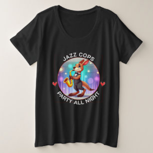 Grappige kangoeroe grote maat t-shirt