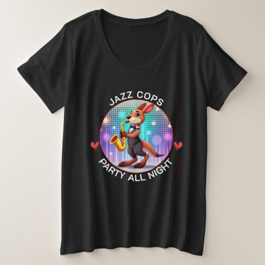 Grappige kangoeroe grote maat t-shirt (Design voorkant)
