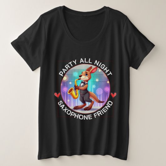 Grappige kangoeroe grote maat t-shirt (Design voorkant)