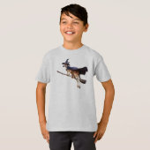 Grappige kangoeroe heks kinderen' t-shirt (Voorkant volledig)