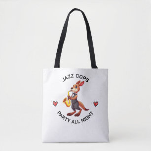 Grappige kangoeroe tote bag