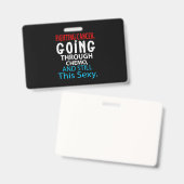 Grappige Kanker Vechters Inspirerende Quote Chemo Badge (Voor- en achterkant)