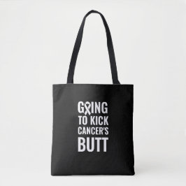 Grappige kankerondersteuning die de kont van de ka tote bag