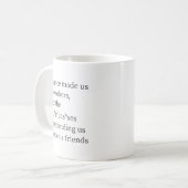 Grappige kans maakte ons collega's koffiemok (Voorkant links)