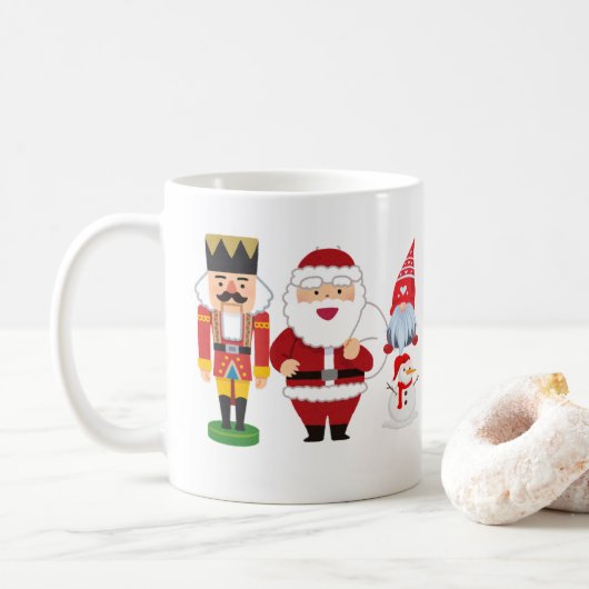 Grappige kantoemok koffiemok (Met donut)