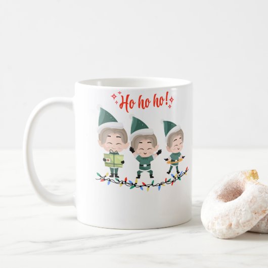 Grappige kantoemok koffiemok (Met donut)
