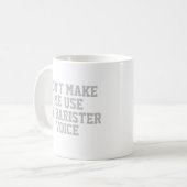 Grappige kantoor aangepaste personaliseren functie koffiemok (Voorkant links)