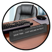 Grappige Kantoor Boss Naambordje