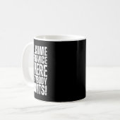 Grappige Kantoor Finance Sticker 3 Koffiemok (Voorkant links)