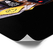 Grappige kantoor spook Halloween poster (Hoek)