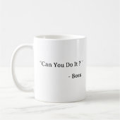 Grappige Kantoorbaas Koffiemok (Links)