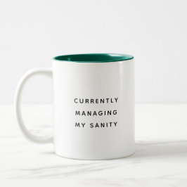 Grappige kantoorbeker voor baas collega manager mo tweekleurige koffiemok