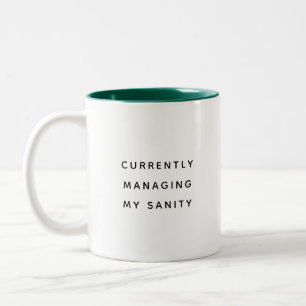 Grappige kantoorbeker voor baas collega manager mo tweekleurige koffiemok
