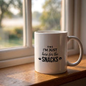 Grappige kantoorgeestigheden snacks hier mok