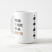 Grappige kantoorhumor koffiemok (Voorkant links)