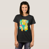 Grappige kantoorhumor Sticky Note Graphic T-shirt (Voorkant volledig)