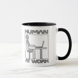 Grappige kantoormensen op het werk mok