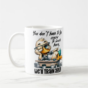 Grappige kantoormug wrap Werkhumor mok