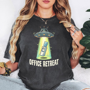 Grappige kantooruitstap Ufo waterkoeler T-shirt