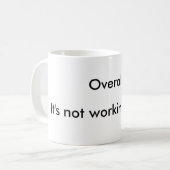 Grappige kantoorzegening koffiemok (Voorkant links)