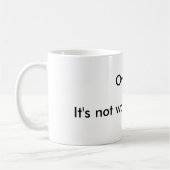 Grappige kantoorzegening koffiemok (Links)