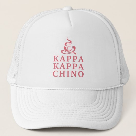 Grappige Kappa Kappa Chino Griekse levensstijl Trucker Pet (Voorkant)