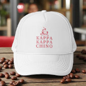 Grappige Kappa Kappa Chino Griekse levensstijl Trucker Pet