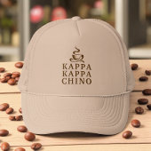 Grappige Kappa Kappa Chino Griekse levensstijl Trucker Pet