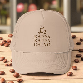 Grappige Kappa Kappa Chino Griekse levensstijl Trucker Pet