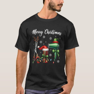 Grappige kapper Kerstmis is het seizoen vrouwen T-shirt