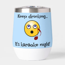 Grappige karaoke Drink fles