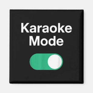 Grappige Karaoke Kunst Voor Mannen Vrouwen Muziek Magneet