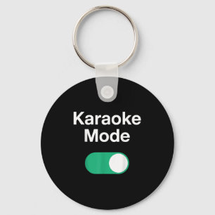 Grappige Karaoke Kunst Voor Mannen Vrouwen Muziek Sleutelhanger