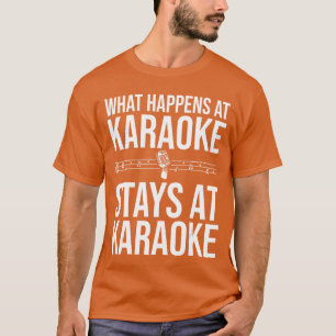 Grappige Karaoke-ontwerpen voor mannen vrouwen zan T-shirt