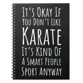 Grappige Karate Cadeaus Martial Arts Humor Sarcast Notitieboek