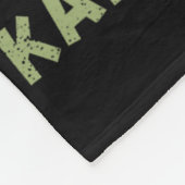 Grappige Karate Dinosaur Karatesaurus T-rex Grafis Fleece Deken (Hoek)