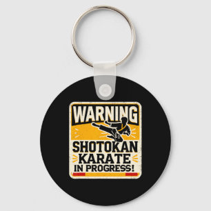 Grappige Karate Fighter Martial Arts Shotokan Kara Sleutelhanger