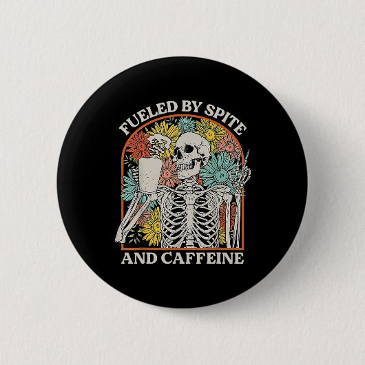 Grappige Karate Kick Waataa Mma Ronde Button 5,7 Cm (Voorkant)