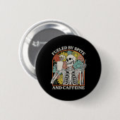 Grappige Karate Kick Waataa Mma Ronde Button 5,7 Cm (Voorkant /achterkant)