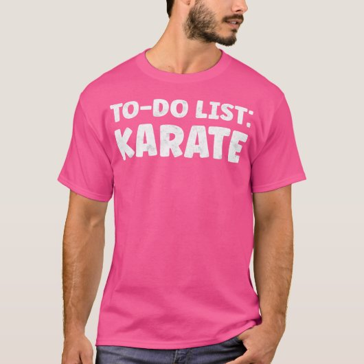 Grappige karate liefhebber citeert karate t-shirt (Voorkant)