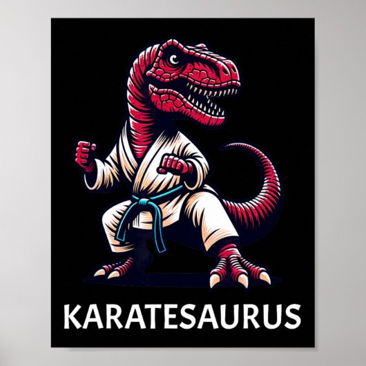 Grappige Karate liefhebber geschenken en Karatisti Poster (Voorkant)