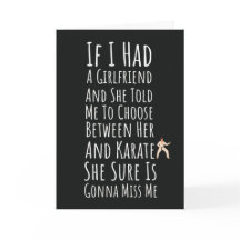 Grappige Karate Mannen Kaarten Vechtkunsten Voor H