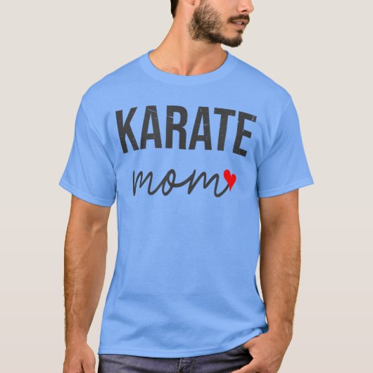 Grappige Karate moeder Karate Moeder Cadeau Voor V T-shirt (Voorkant)