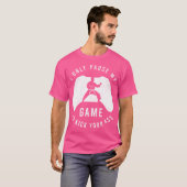 Grappige karate outfit voor een vechter van karate t-shirt (Voorkant volledig)