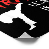 Grappige Karate Poster (Hoek)